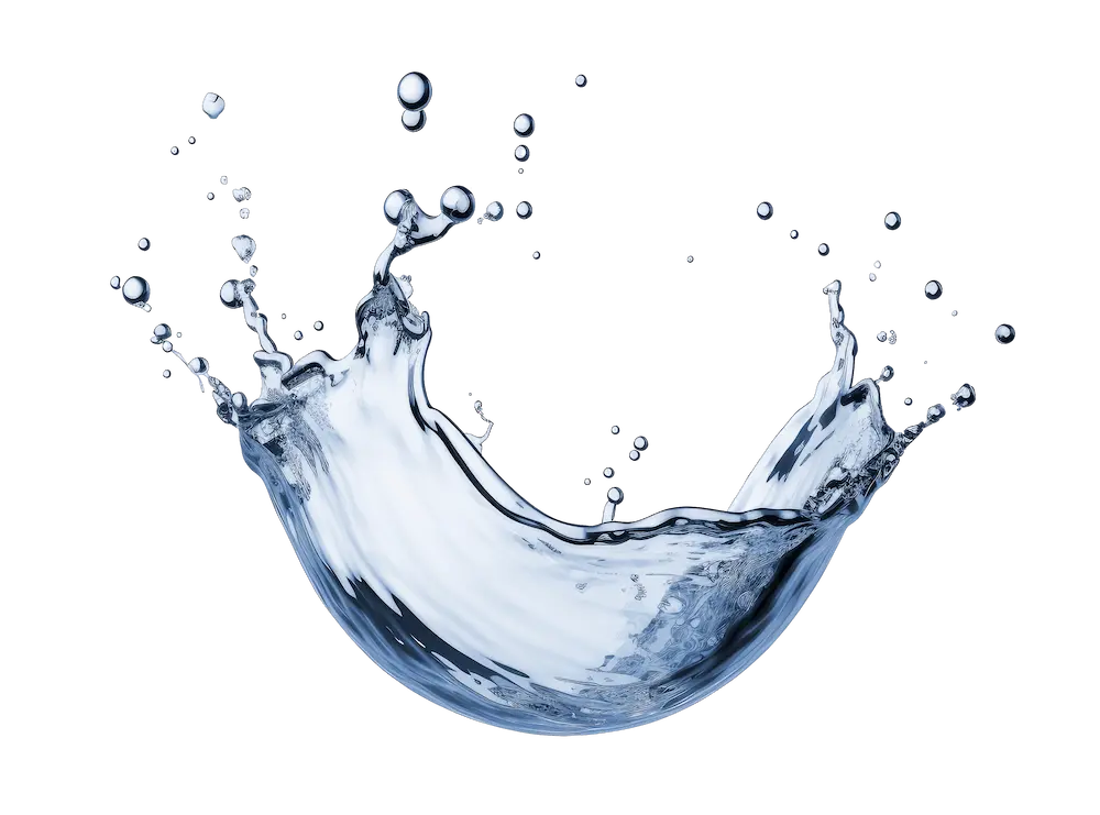 Wasser splash Hochdruckreinigung